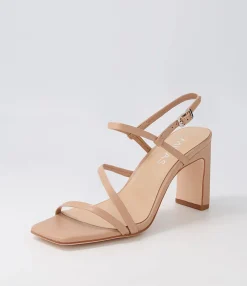 Fashion Midas Shoes Fayte Nude Leather Sandals