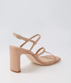 Fashion Midas Shoes Fayte Nude Leather Sandals