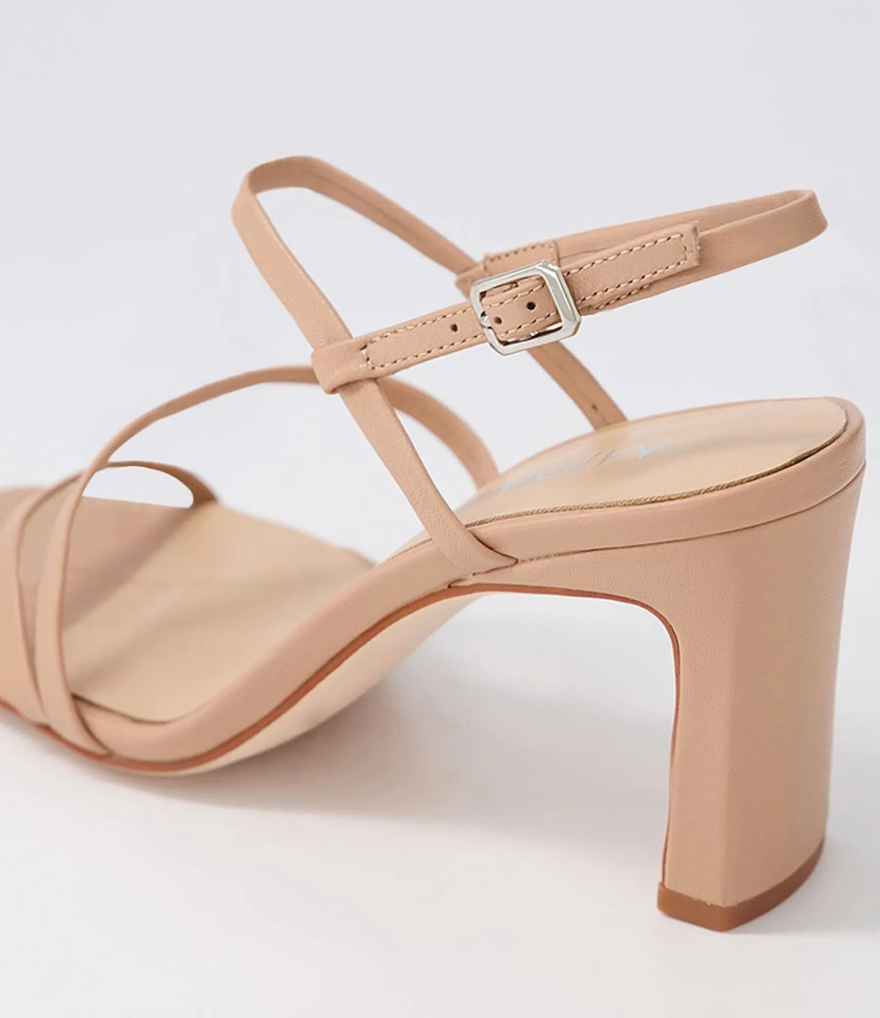 Fashion Midas Shoes Fayte Nude Leather Sandals