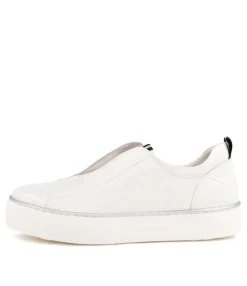 Cheap Midas Shoes Feathers White Patent Leather Sneakers