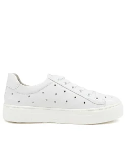 New Midas Shoes Fenny White Leather