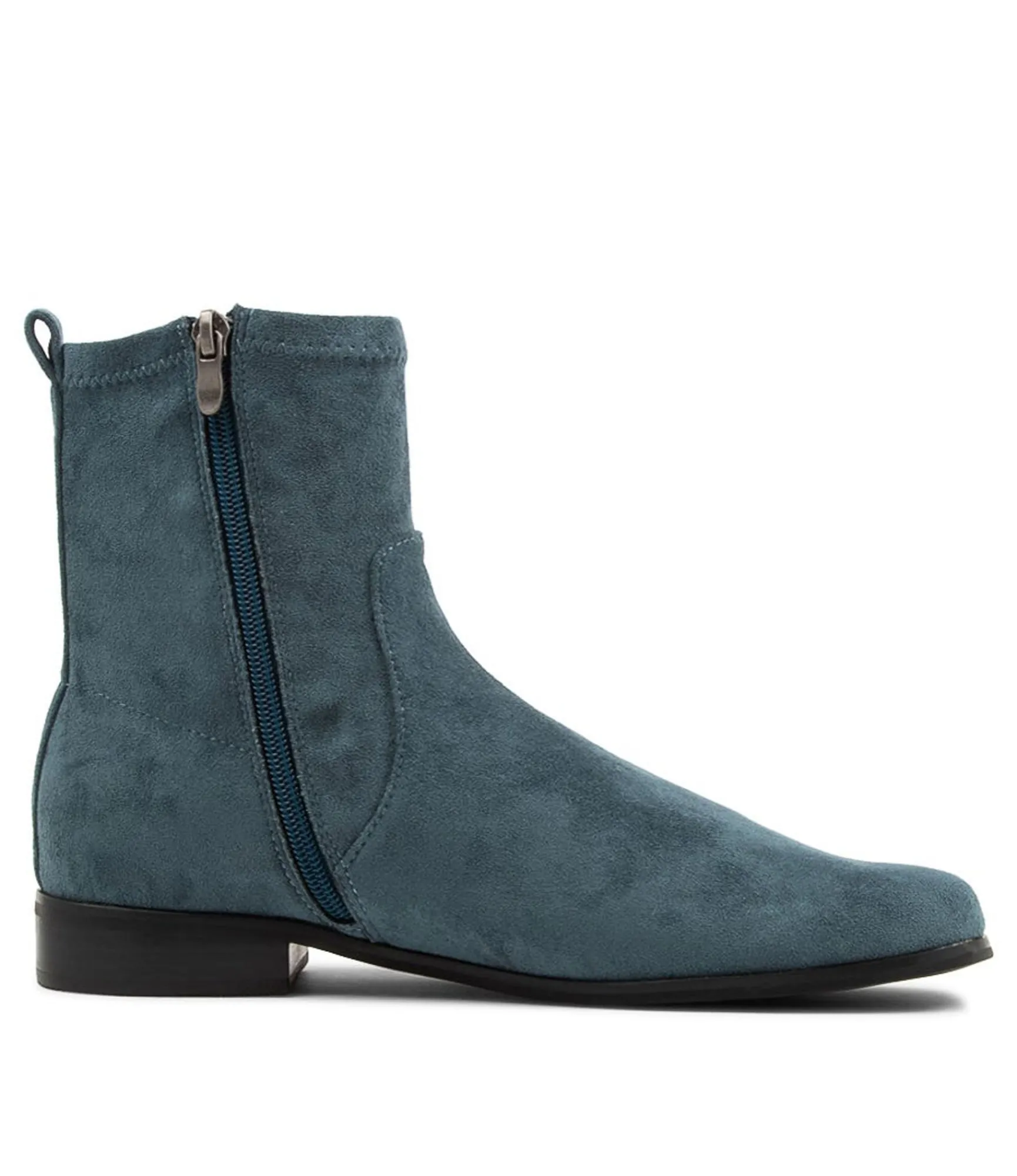 Online Midas Shoes Fillis Dk Denim Stretch Microsuede Ankle Boots
