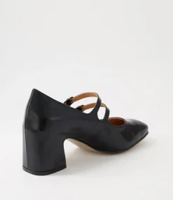 Sale Midas Shoes Fiore Black Patent Leather Mary Janes