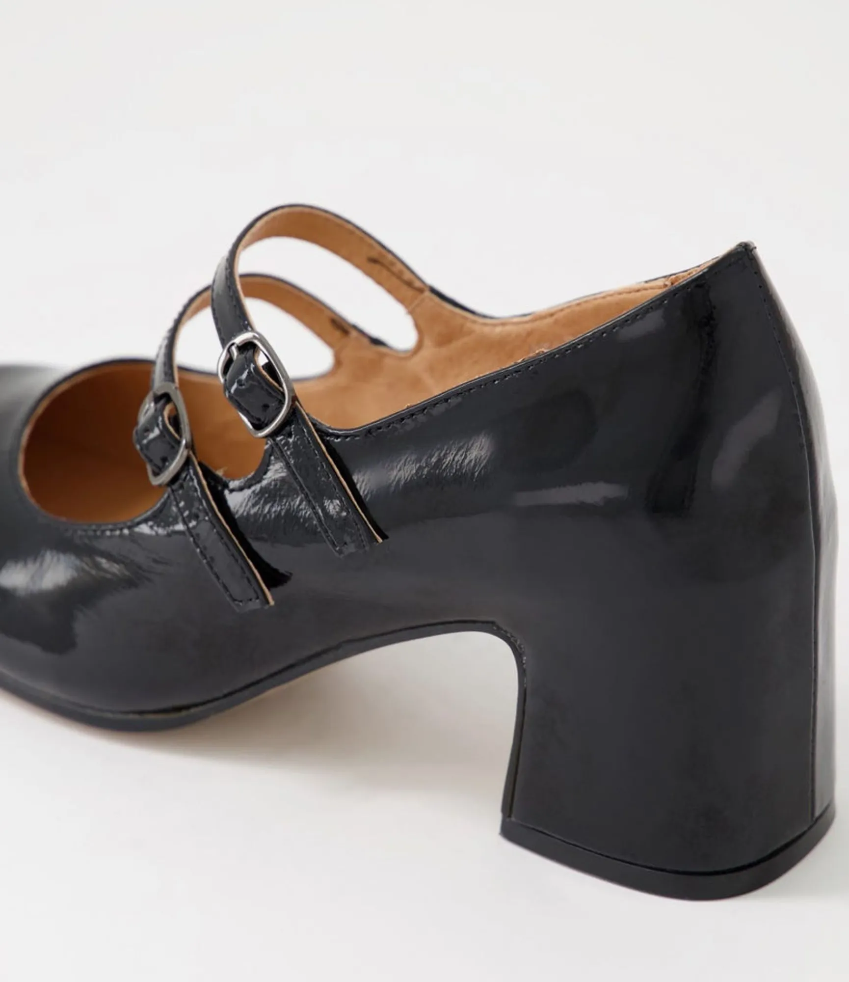 Sale Midas Shoes Fiore Black Patent Leather Mary Janes