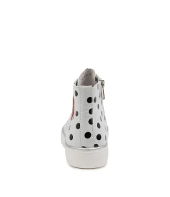 New Midas Shoes Flick White&Black Spot