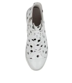 New Midas Shoes Flick White&Black Spot