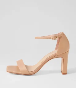 Sale Midas Shoes Flowar Nude Leather Sandals