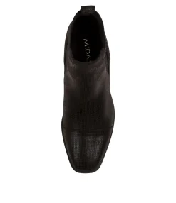 Best Midas Shoes Foro Black Cut Leather