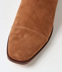 Flash Sale Midas Shoes Foro Tobacco Bronze Suede Elastic Ankle Boots