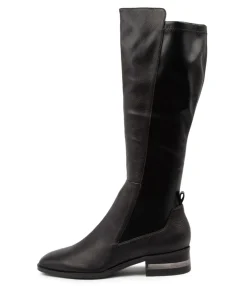 Best Sale Midas Shoes Fox Black Leather-Stretch