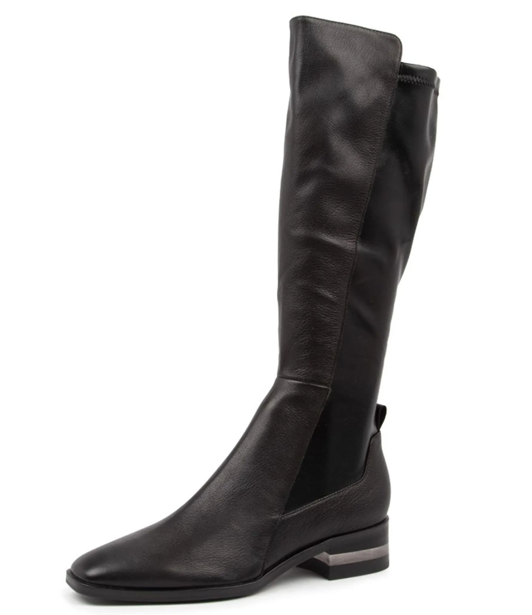Best Sale Midas Shoes Fox Black Leather-Stretch