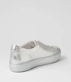 Best Sale Midas Shoes Foxxa Silver Leather Jewels Sneakers