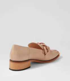 Best Sale Midas Shoes Freyah Nude Leather Heels