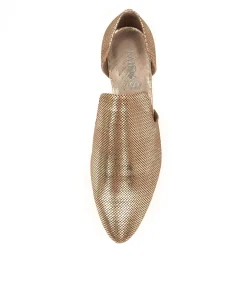 Discount Midas Shoes Fyre Old Gold Cut Leather