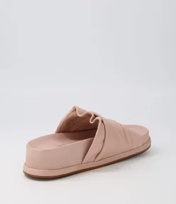 Fashion Midas Shoes Gabler Cafe Leather Slides