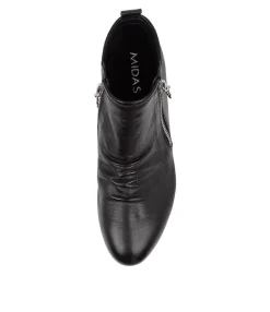Best Midas Shoes Gabrielle Black Leather