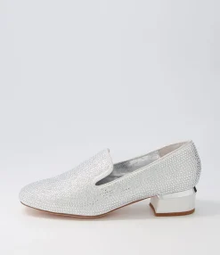 Sale Midas Shoes Gallosh Silver Shimmer Multi Heels