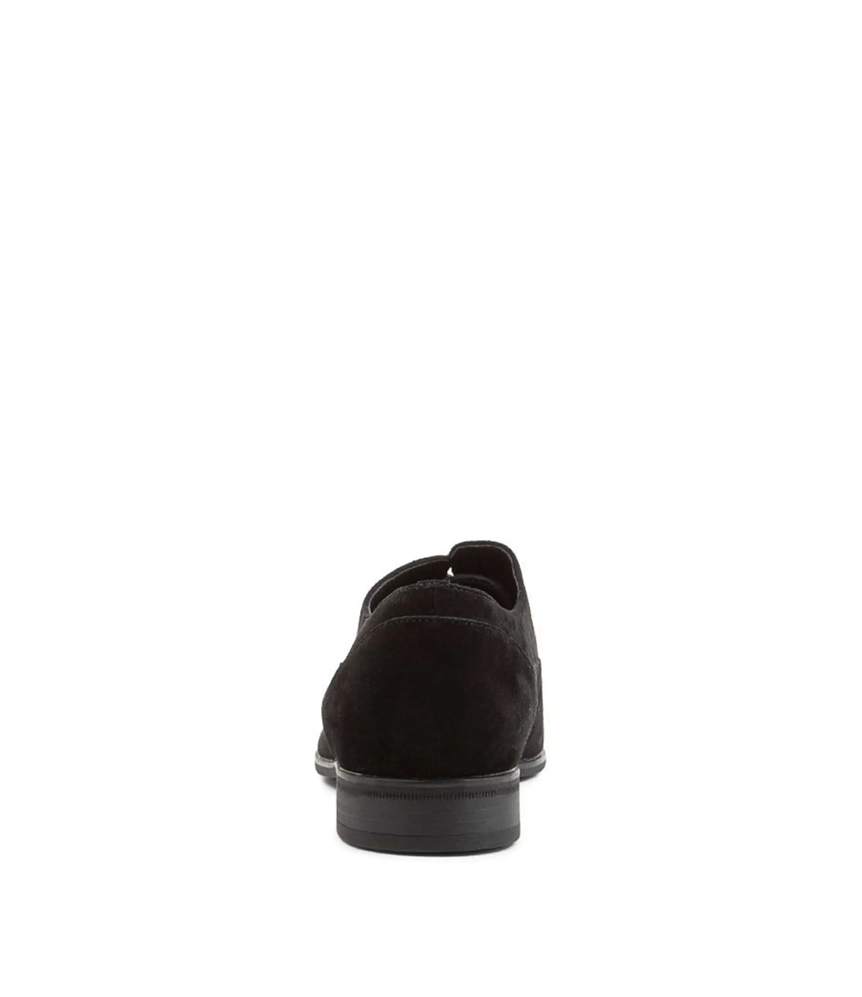Online Midas Shoes Geliah Black Suede Lace Up Flats