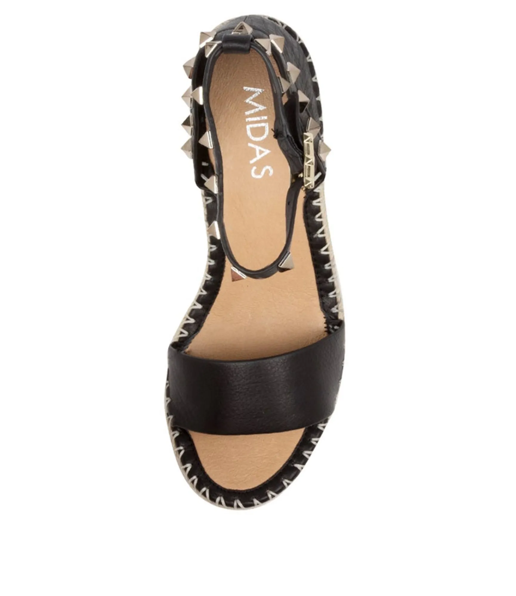 Best Sale Midas Shoes Gigi Black Leather