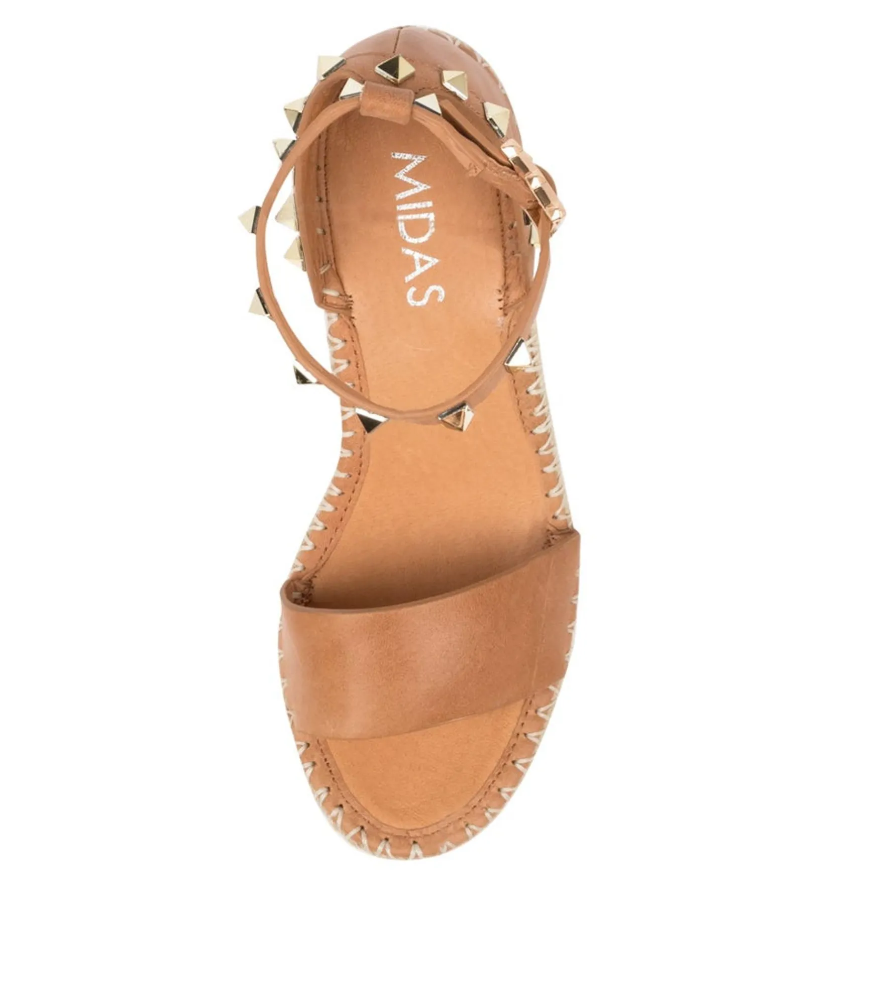 Fashion Midas Shoes Gigi Tan Leather