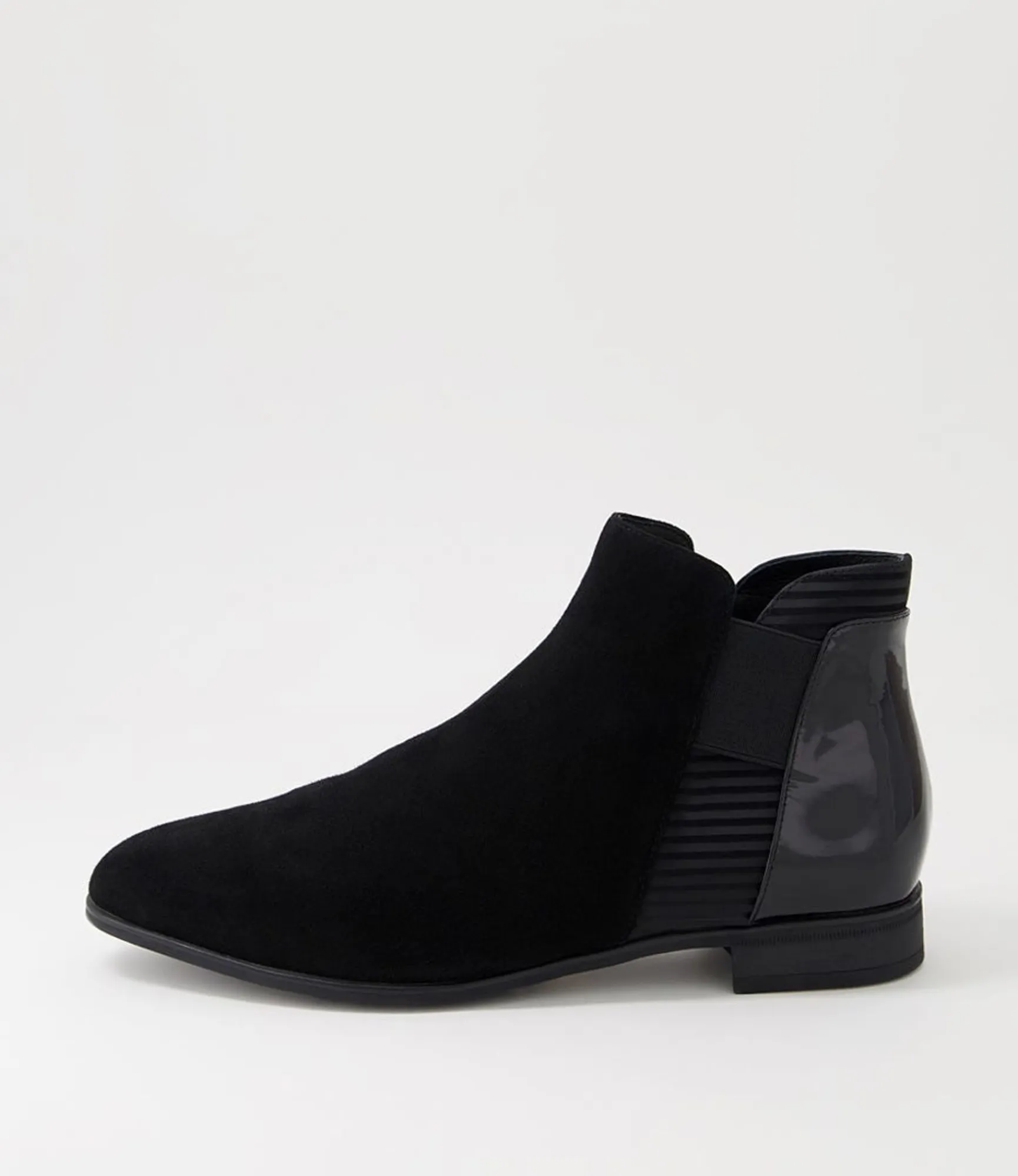 Cheap Midas Shoes Gildred Black Mix Chelsea Boots