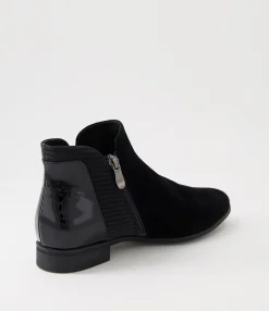 Cheap Midas Shoes Gildred Black Mix Chelsea Boots