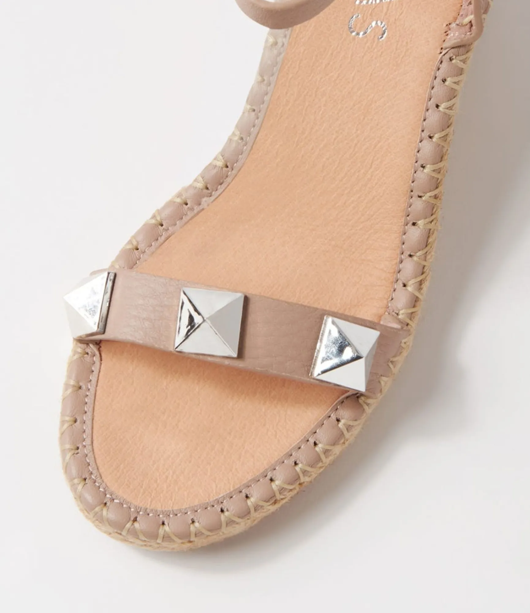 Hot Midas Shoes Gillies Rose Leather Wedges