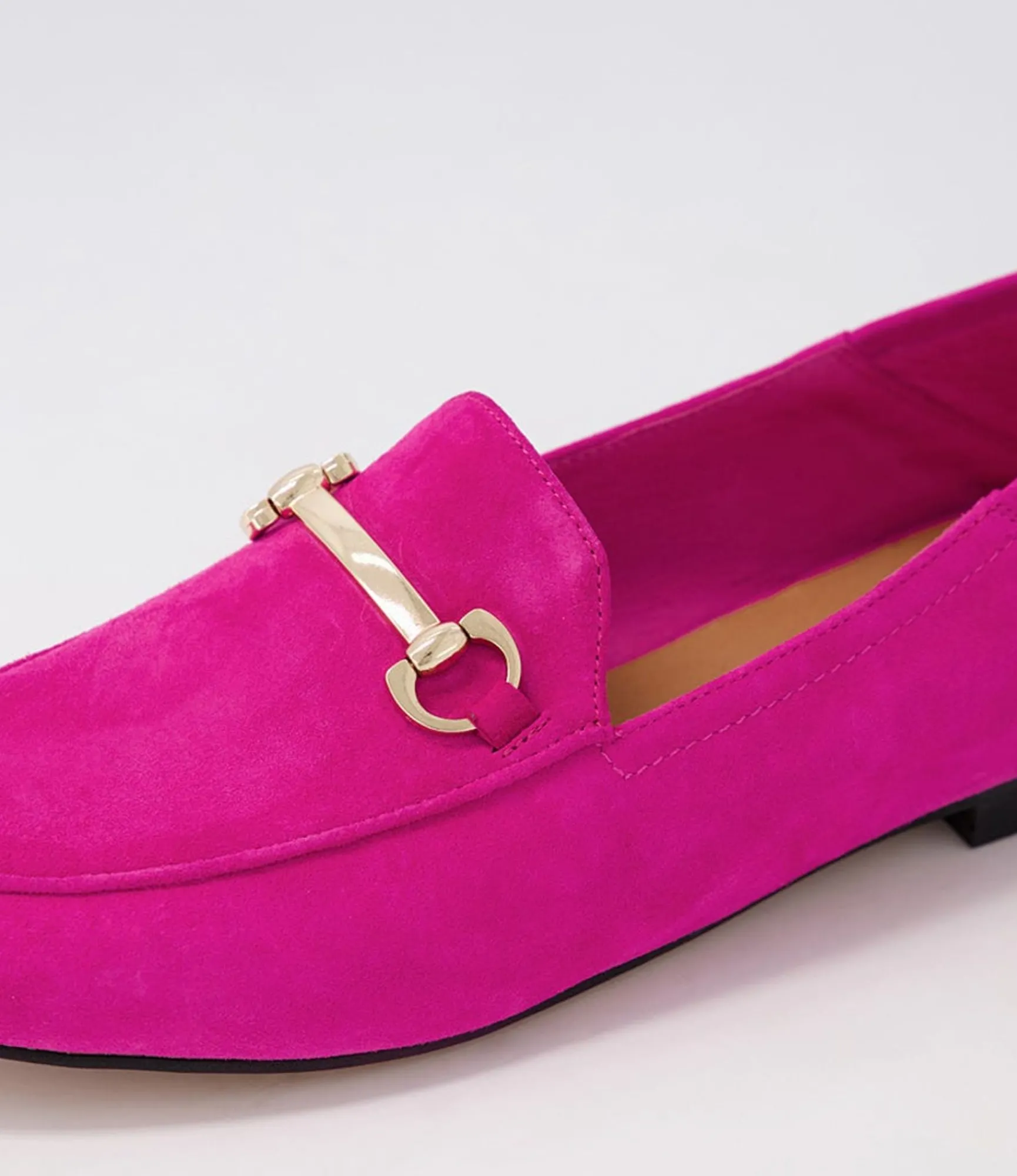Best Sale Midas Shoes Ginnas Fuchsia Suede Loafers
