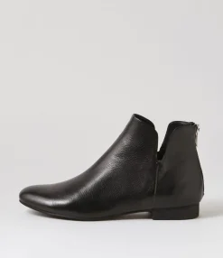 Best Midas Shoes Gipps Black Leather Ankle Boots