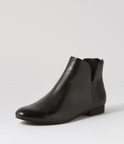 Best Midas Shoes Gipps Black Leather Ankle Boots