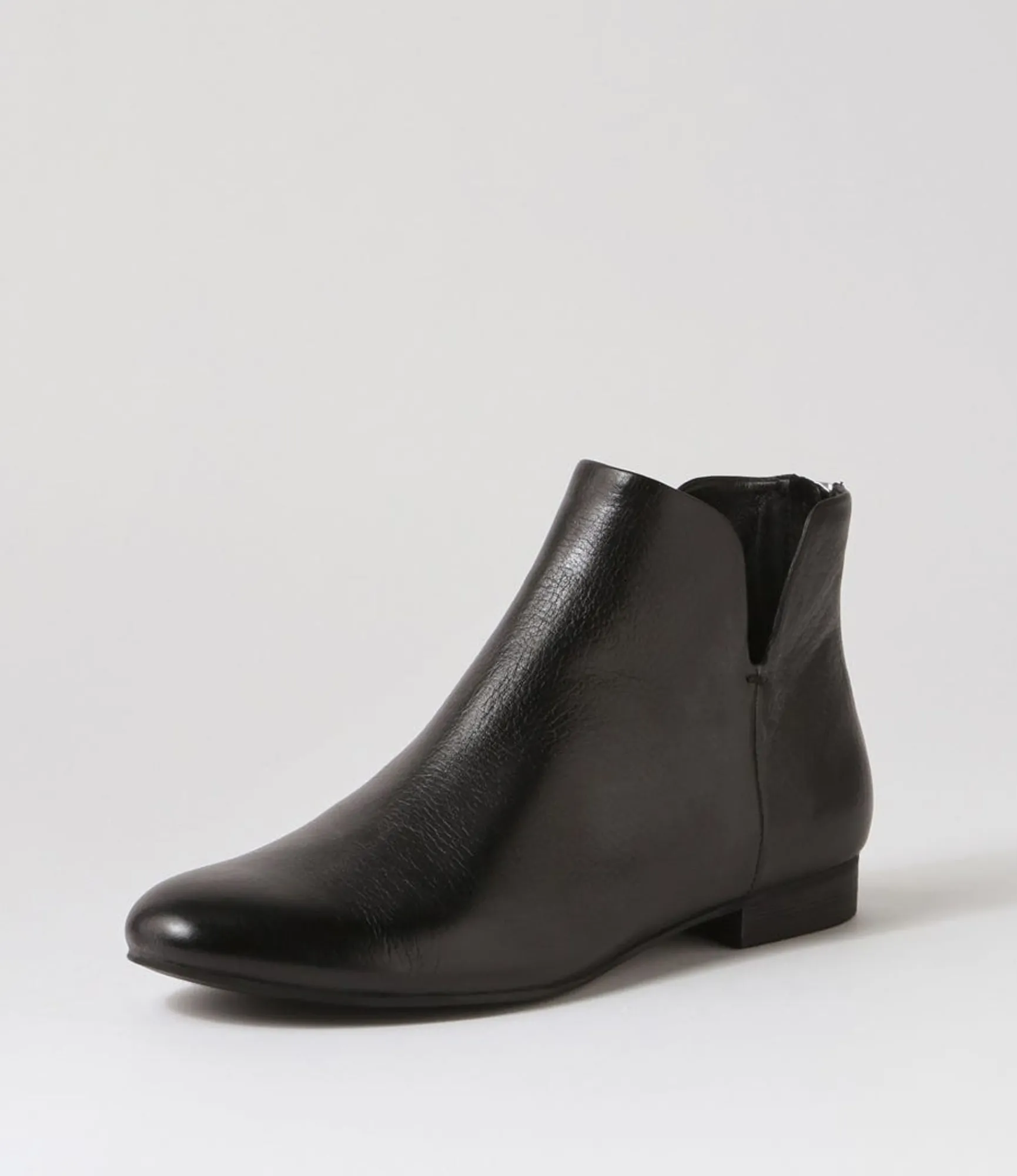 Best Midas Shoes Gipps Black Leather Ankle Boots