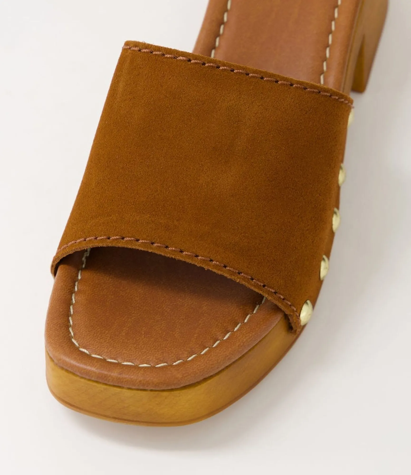 Fashion Midas Shoes Gladd Brown Suede Sandals