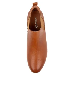 Online Midas Shoes Glasgow Tan Leather