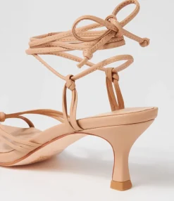 Fashion Midas Shoes Goddess Nude Leather Sandals