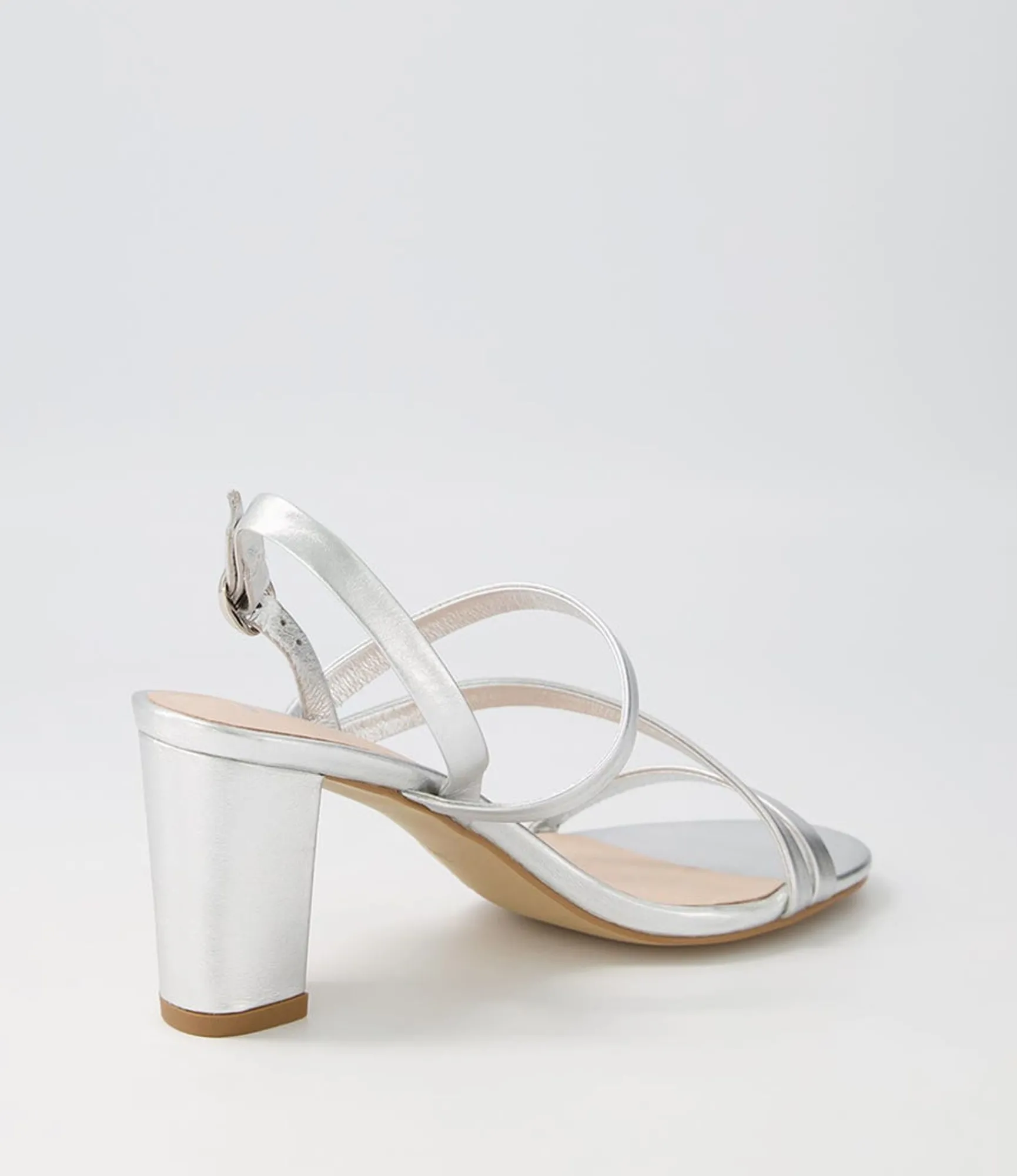 Store Midas Shoes Goldy Silver Leather Sandals