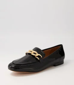Fashion Midas Shoes Gollish Black Patent Leather Loafers