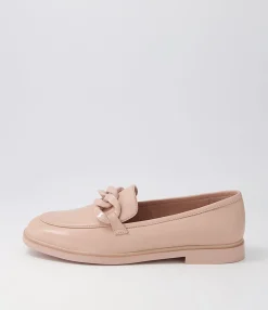 Flash Sale Midas Shoes Gonos Dark Nude Leather Loafers