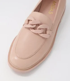 Flash Sale Midas Shoes Gonos Dark Nude Leather Loafers