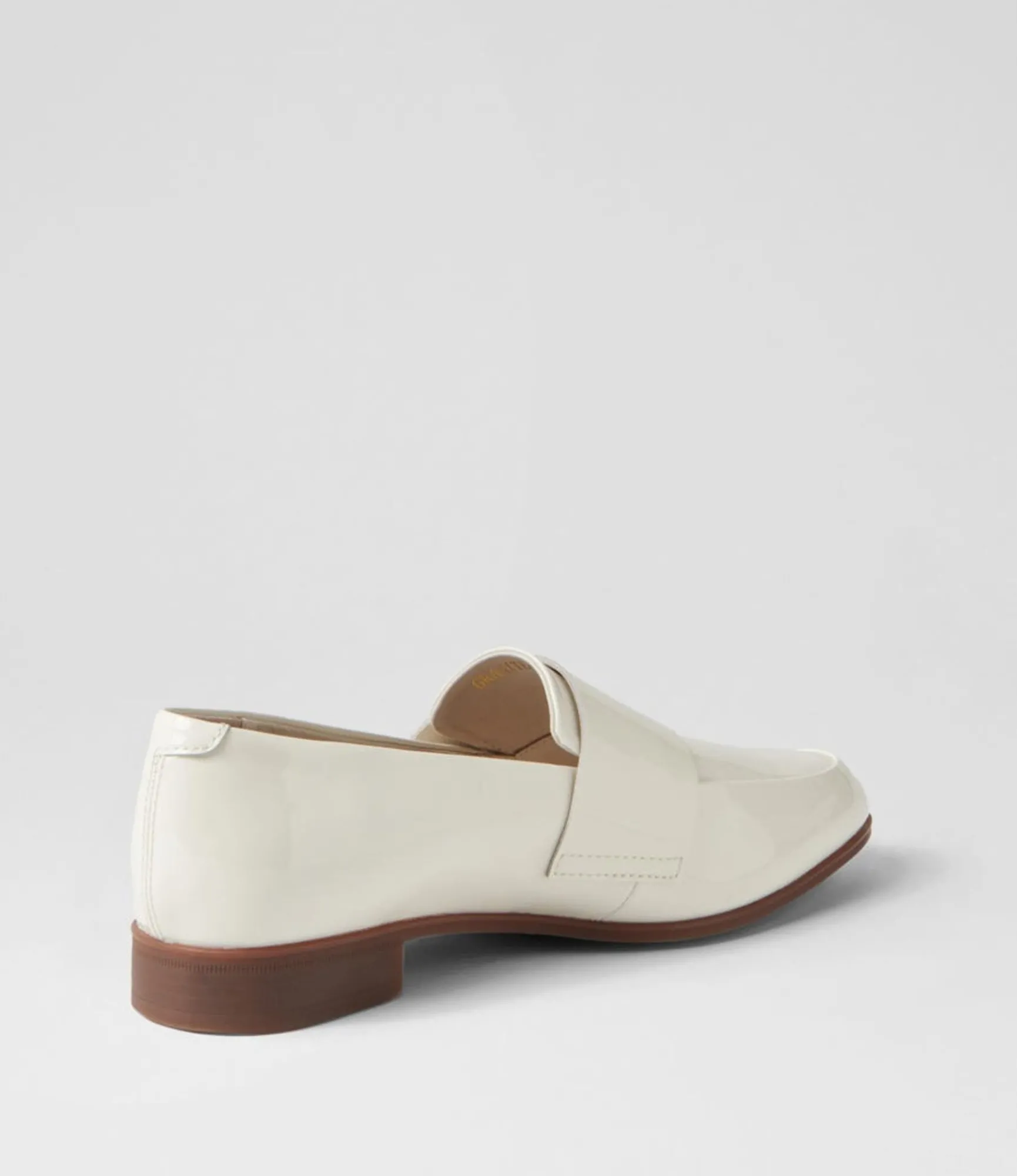 Best Sale Midas Shoes Granite Ivory Patent Leather Loafers
