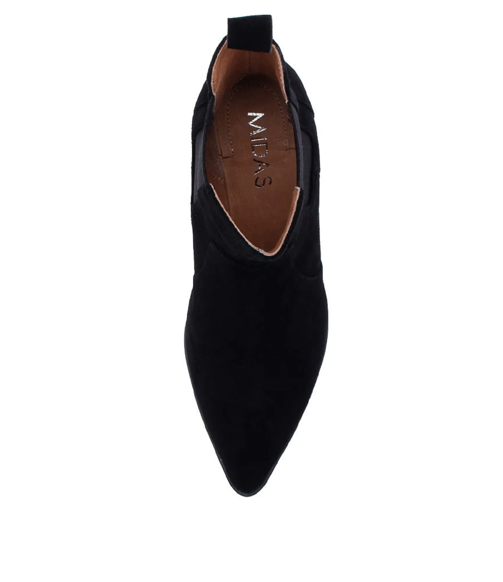 Shop Midas Shoes Grasp Black Suede Chelsea Boots Bh
