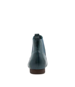 Best Sale Midas Shoes Grimble Murky Blue Leather Chelsea Boots