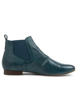 Best Sale Midas Shoes Grimble Murky Blue Leather Chelsea Boots