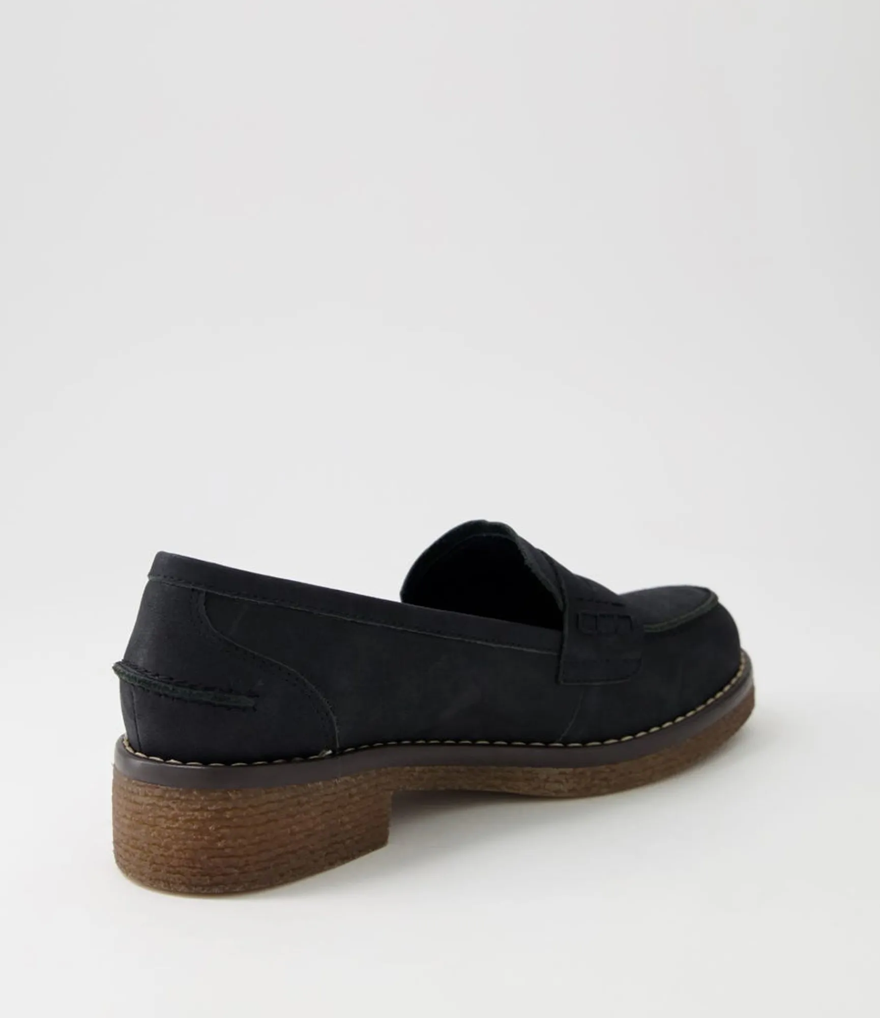 Online Midas Shoes Gulfie Black Leather Loafers