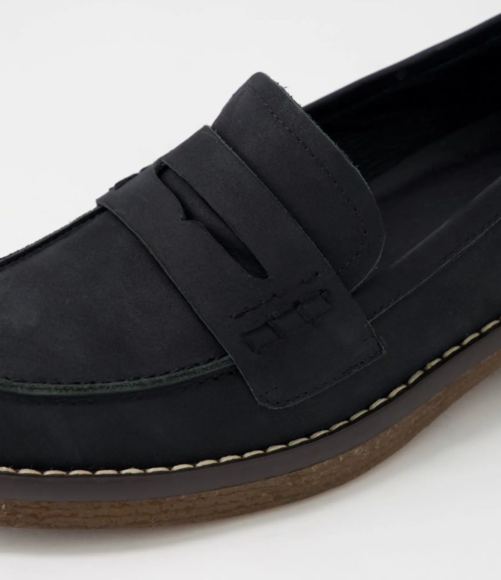 Online Midas Shoes Gulfie Black Leather Loafers