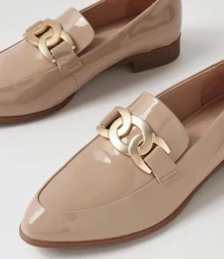 Cheap Midas Shoes Gummie Dark Cafe Patent Leather Loafers