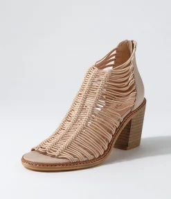 Hot Midas Shoes Gushi Cafe Elastic Leather Sandals