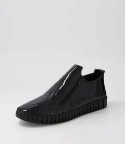 Flash Sale Midas Shoes Habble Black Patent Leather Sneakers