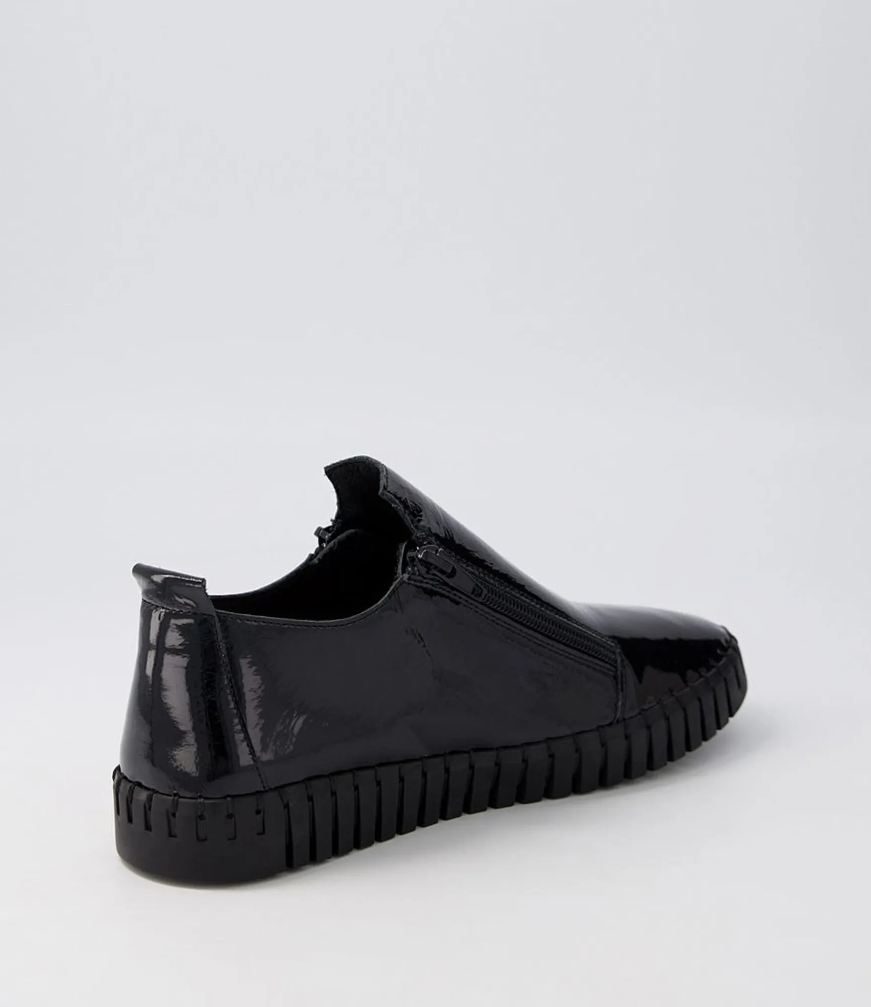 Flash Sale Midas Shoes Habble Black Patent Leather Sneakers
