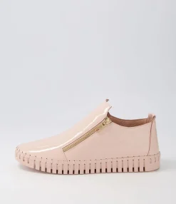 Clearance Midas Shoes Habble Nude Patent Leather Sneakers