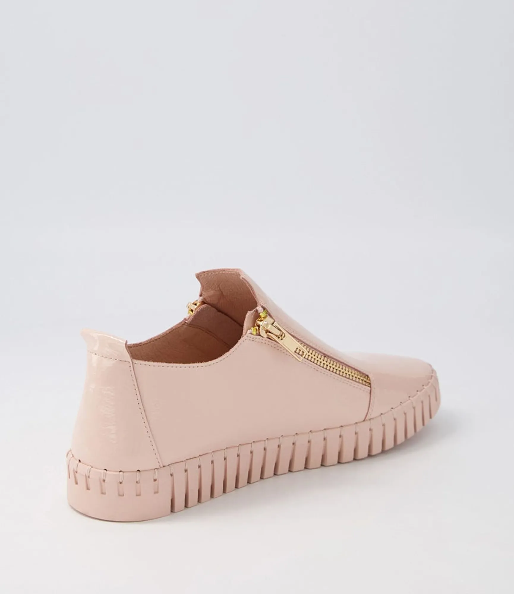 Clearance Midas Shoes Habble Nude Patent Leather Sneakers